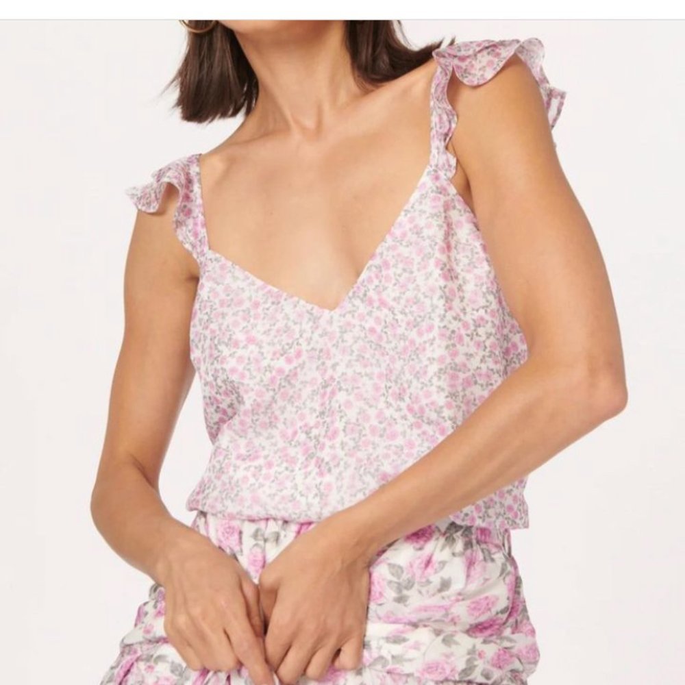 Cami NYC Floral Tank - Size Small